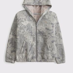Kids Gray Hooded Jacket